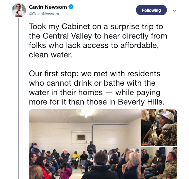 Newsom Wants Tax on Water for ‘Safe and Affordable Drinking Water Fund