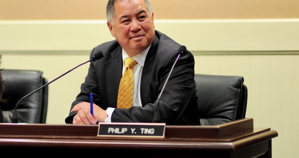 Assemblyman Philip Y. Ting who introduced AB 1215.