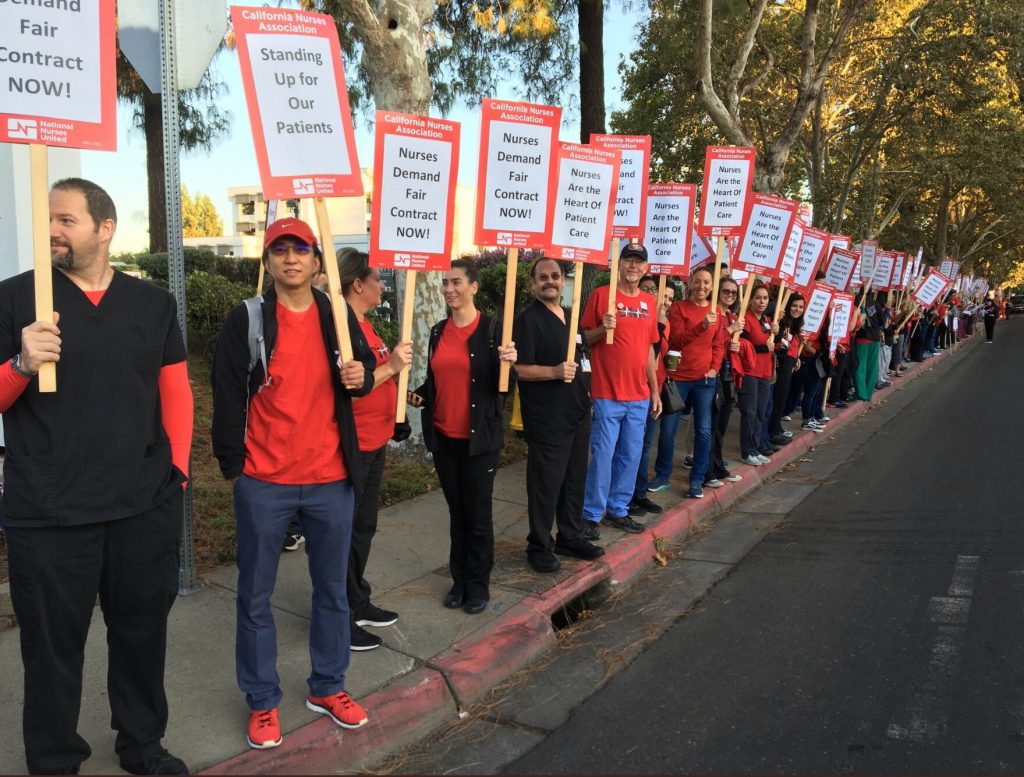 California Nurses Union Plans Holiday Strike Over PPE Shortage