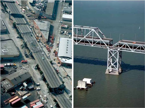 Troubled Bridge Over Water California Globe