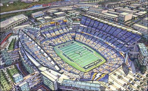 Qualcomm Stadium, San Diego Chargers football stadium - Stadiums of Pro  Football