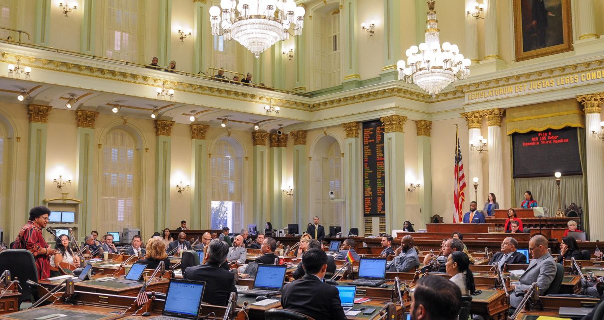 California State Assembly in Session