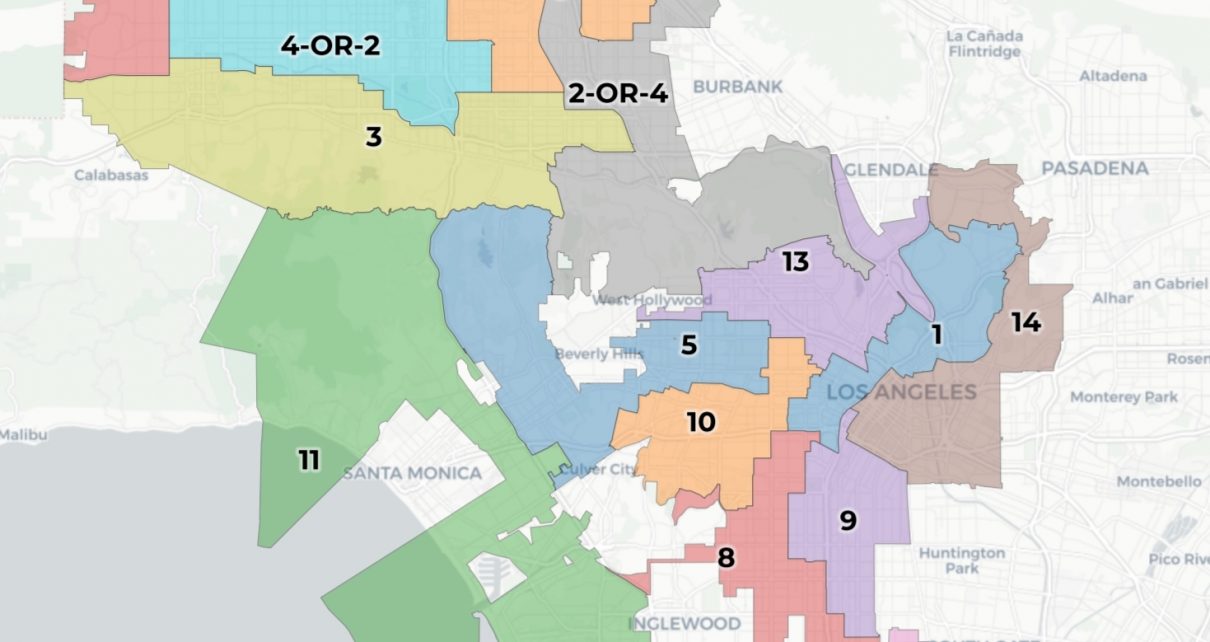 This Proposed Map Shows What La City Council District - vrogue.co