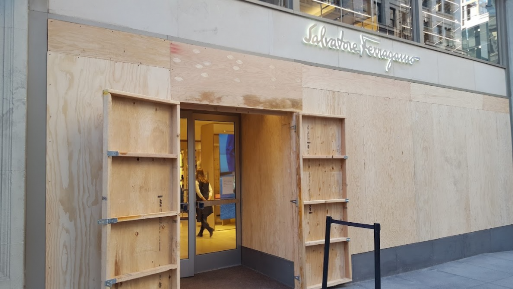 Photos Show Boarded-up SF Stores After Smash-and-Grab Thefts