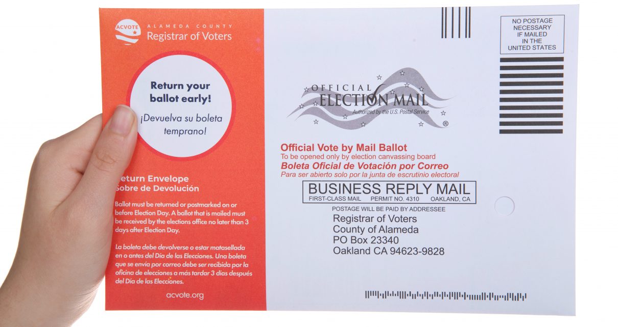 how many mail in ballots were sent out in california